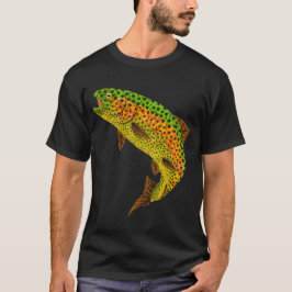 Camiseta Truta Arco-Íris Folha de Aspen 1