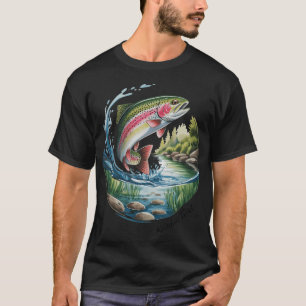 Camiseta Truta Arco-Íris: Joias do Rio – Beleza e