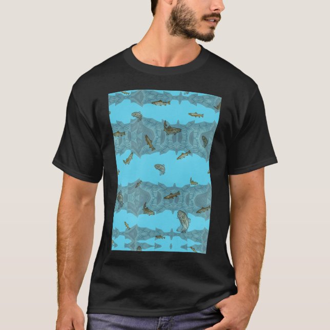 Camiseta Truta de água doce. (Frente)