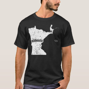 Camiseta Truta de arco-íris do humor da pesca do gelo do