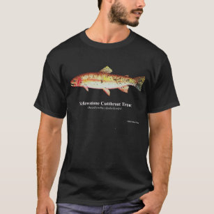 Camiseta Truta De Cutroto Yellowstone; Impressão Metálico: 
