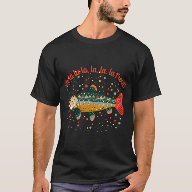 Camiseta truta de Natal (Frente)