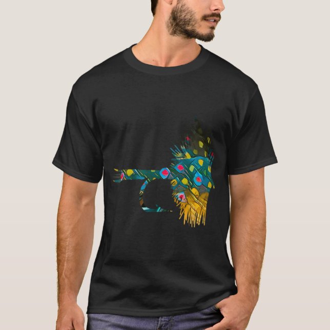 Camiseta Truta-de-riacho à Mosca Seca (Frente)