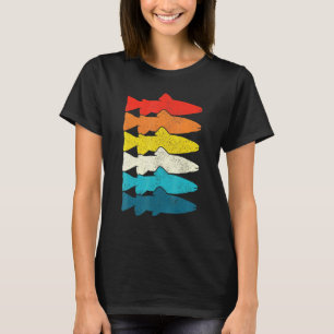 Camiseta Truta Peixe Antigo Fly Fishing Pescador