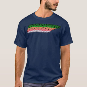 Camiseta Truta Pescaria Arco-Íris Pattern Tennessee Stat