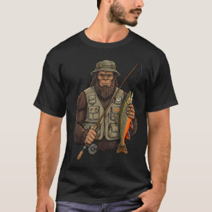 Camiseta Truta Salmonea Bigfoot Fisher
