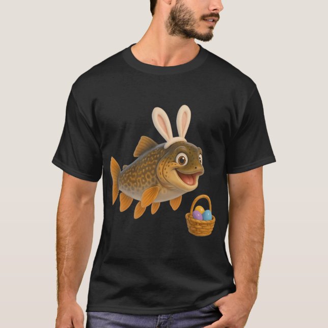 Camiseta Truta Tigre de Páscoa (Frente)