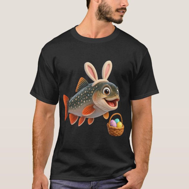Camiseta Truta Touro de Páscoa 2 (Frente)
