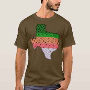 Camiseta Trutas pescando Mães do Estado do Texas com Truta 