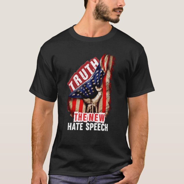 Camiseta Truth The New Hate Speech Political Correctness US (Frente)