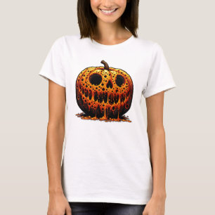 Camiseta Trypophobia Pumpkin Spooky Skull Creepy Halloween