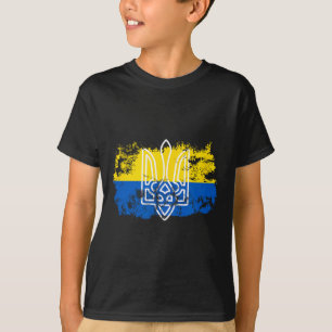 Camiseta Tryzub Stand United Com a Ucrânia Tridente Ucrania