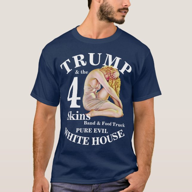 CAMISETA TSA DHS FV TACO PIZZA BAR DE VINHO CAMINHÃO DE COM (Frente)