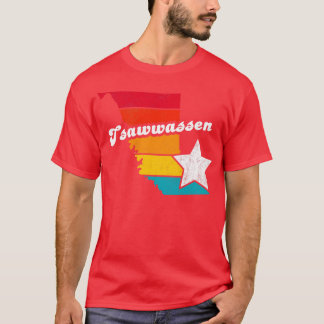 Camiseta Tsawassen British Columbia Canada Vintage Distres