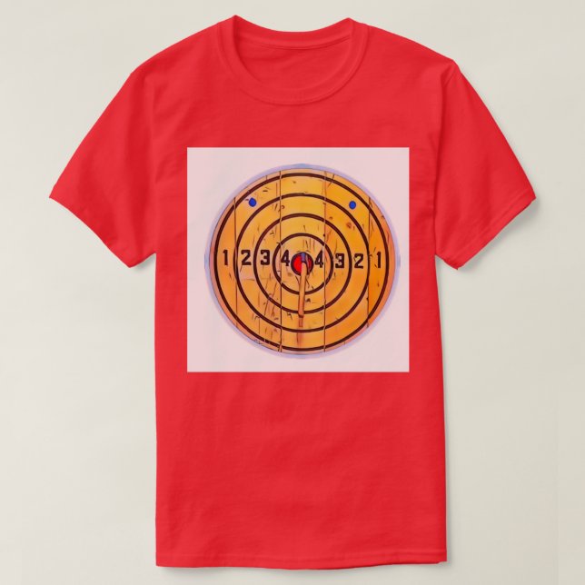 Camiseta TSerguimento Clássico Bullseye (Frente do Design)