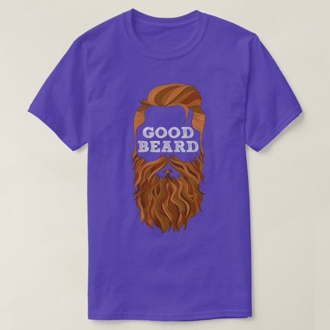 Camiseta TSerguimento clássico de boa barba (Frente do Design)