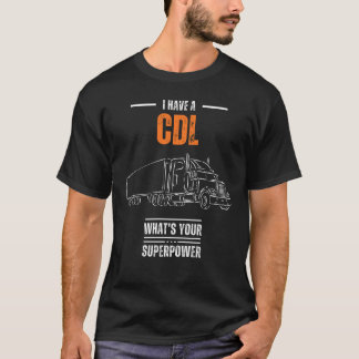 Camiseta TSerguimento do driver de caminhão CDL