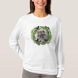Camiseta Tshirt #1 do Keeshond do Natal