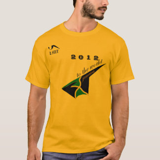 Camiseta Tshirt 2012 olímpico Dourado de Jamaica
