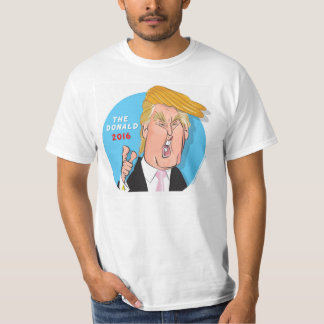 Camiseta Tshirt 2016 do presidente desenhos animados de
