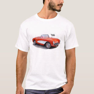 Camiseta Tshirt 56 de Chevrolet Corvette Vette 1956 '