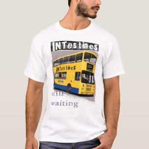 Camiseta Tshirt amarelo do ônibus dos intestinos