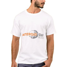 Tshirt asteróide dos homens do dia - simples