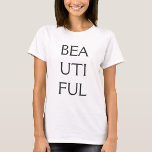 Camiseta Tshirt bonito, customizável com design de texto