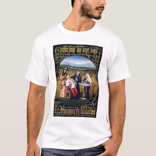 Camiseta TShirt: Bosch - Pedra Extratora da Loucura (Frente)