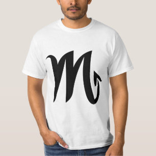 Camiseta Tshirt branco do valor da Escorpião