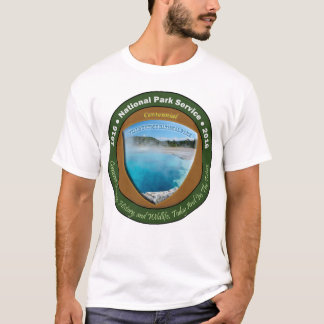 Camiseta TShirt centenário Yellowstone do parque nacional