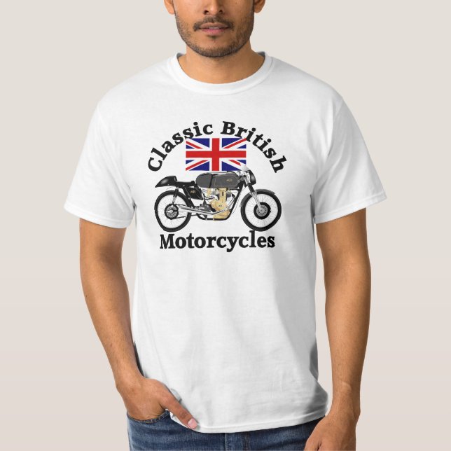 Camiseta Tshirt clássico da bicicleta de AJS 7R (Frente)