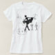 Camiseta TShirt clássico do balé (Frente do Design)