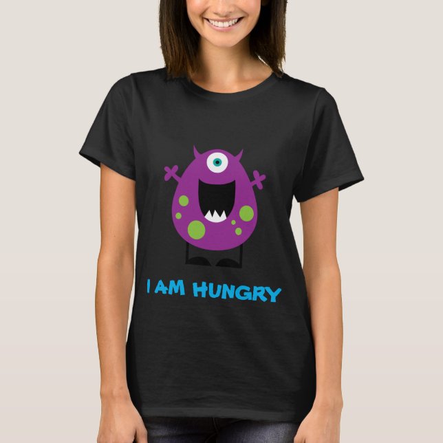 Camiseta Tshirt com fome do monstro (Frente)