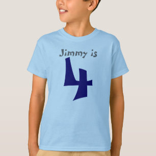 Camiseta Tshirt customizável do aniversário da idade e do