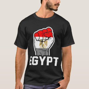 Camiseta Tshirt da bandeira de Egipto