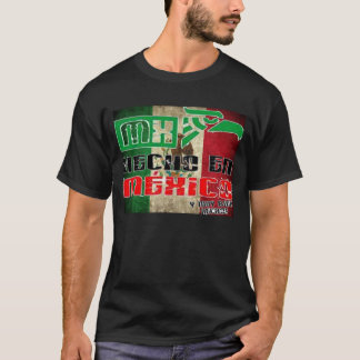Camiseta Tshirt da bandeira de México