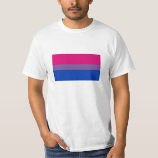 Camiseta tshirt da bandeira do orgulho do bi