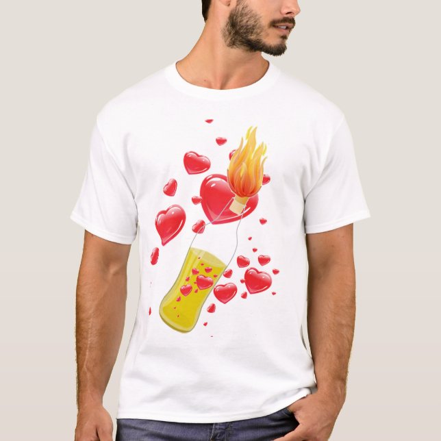 Camiseta tshirt da bomba de amor de molotov (Frente)
