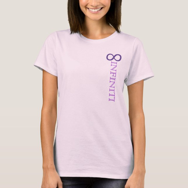 Camiseta Tshirt da boneca das mulheres de Infiniti (Frente)
