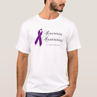 Camiseta TShirt da consciência da anorexia