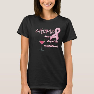 Camiseta Tshirt da consciência do cancro da mama de Chemo