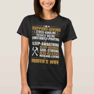 Camiseta Tshirt da esposa dos Roofers