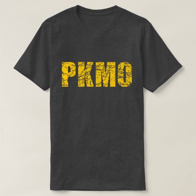 Camiseta Tshirt da fritada do pirralho: PKMO (Frente do Design)