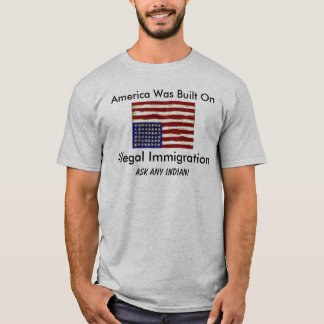Camiseta Tshirt da imigração ilegal