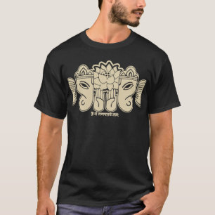 Camiseta Tshirt da mantra de Ganesh