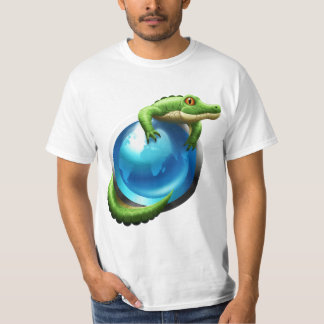 Camiseta Tshirt da mascote do jacaré de All2gethr