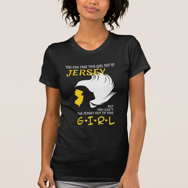 Camiseta Tshirt da menina do jérsei (Frente)