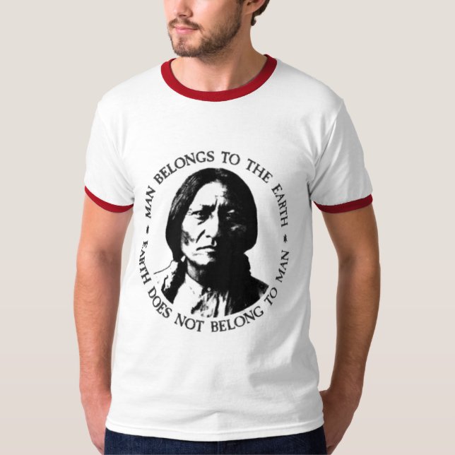 Camiseta Tshirt da mensagem da terra (Frente)