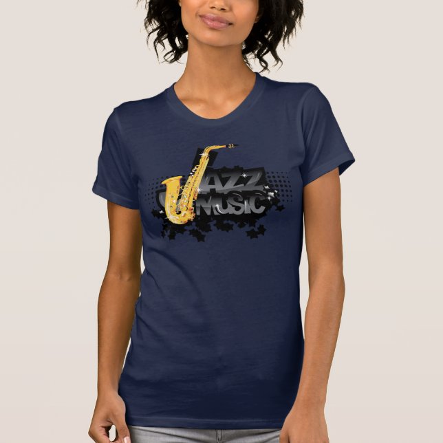 Camiseta tshirt da música jazz (Frente)